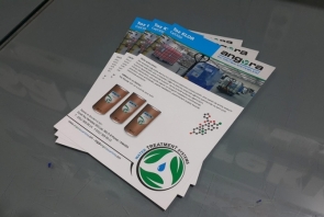 Angora Su Arıtma Sistemleri toz klor temalı broşür tasarımı