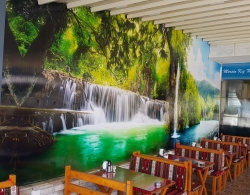 Ciğerci Mehmet restoran 3 boyutlu manzara, resim kaplama.
