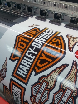 Harley Davidson etiket baskı