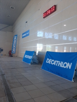 Decathlon havuz tabelası