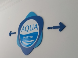 Aqua master duvar logosu