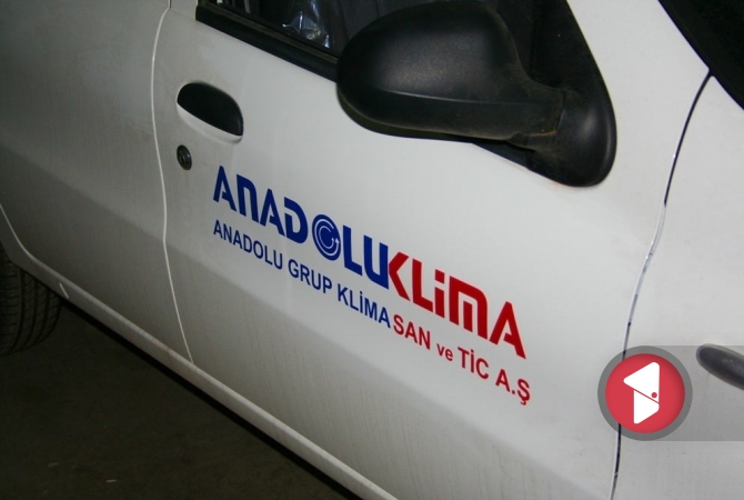 Anadolu Klima araç folyo kaplama çalışması.