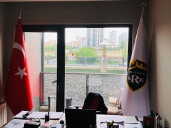 Ofis makam bayrağı, logolu makam bayrağı, Makam Türk Bayrağı