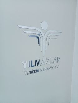 Ofis duvar logosyu aynalı duvar logosu